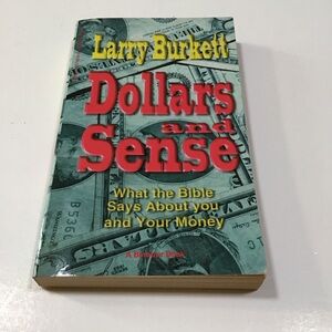 Dollars and Sense Book by Larry Burkett 90s Christian Personal Finance VTG